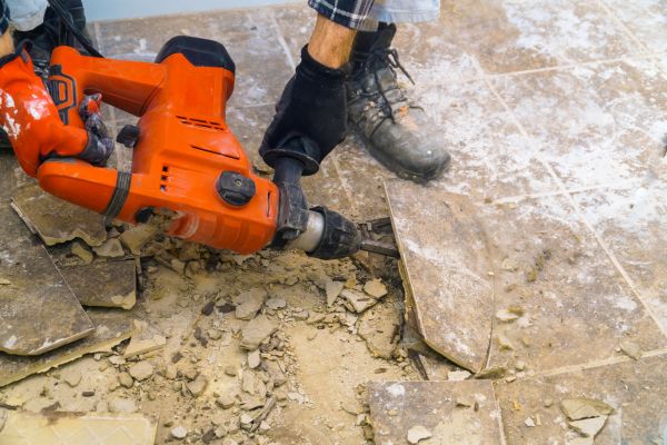 Floor Demolition in Broken Arrow