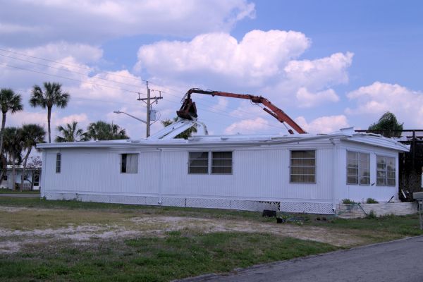 Mobile Home Demolition in Broken Arrow
