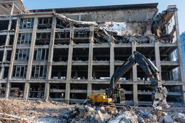 Commercial Building Demolition in Broken Arrow