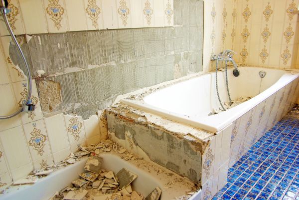 Shower Demolition in Broken Arrow