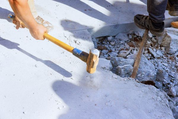 Concrete Pavement Demolition in Broken Arrow