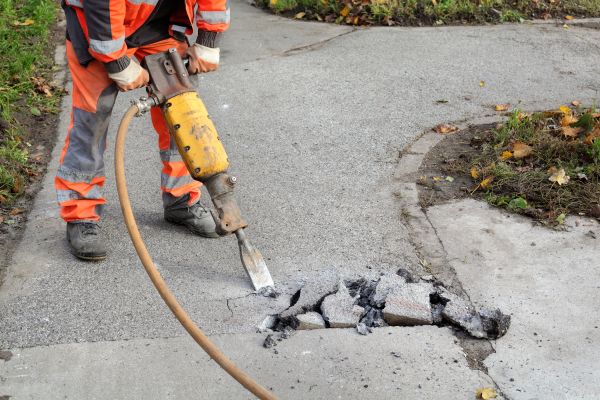 Concrete Sidewalk Removal in Broken Arrow