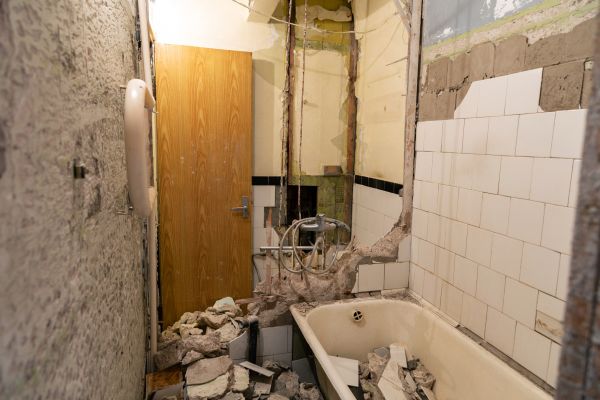 Shower Tile Demolition in Broken Arrow
